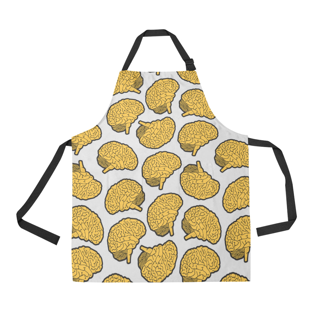 Psychology Pattern Print Design A01 Apron with Pocket