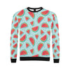 Watermelon Pattern Print Design WM03 Men Long Sleeve Sweatshirt