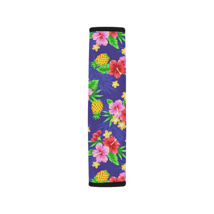 Hawaiian Themed Pattern Print Design H05 Car Seat Belt Cover