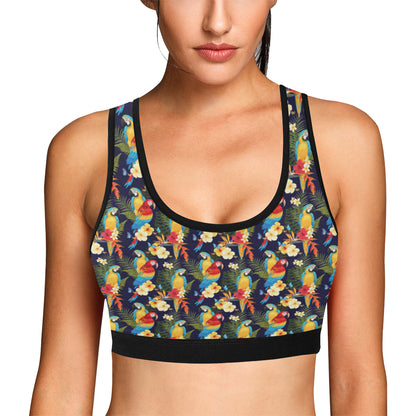 Parrot Themed Design Sports Bra