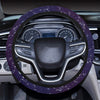 Zodiac Galaxy Design Print Steering Wheel Cover with Elastic Edge
