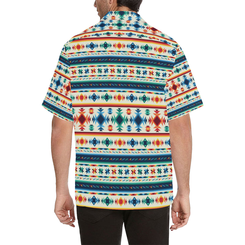 Aztec Pattern Print Design 02 Men's Hawaiian Shirt