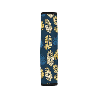Banana Leaf Pattern Print Design BL09 Car Seat Belt Cover