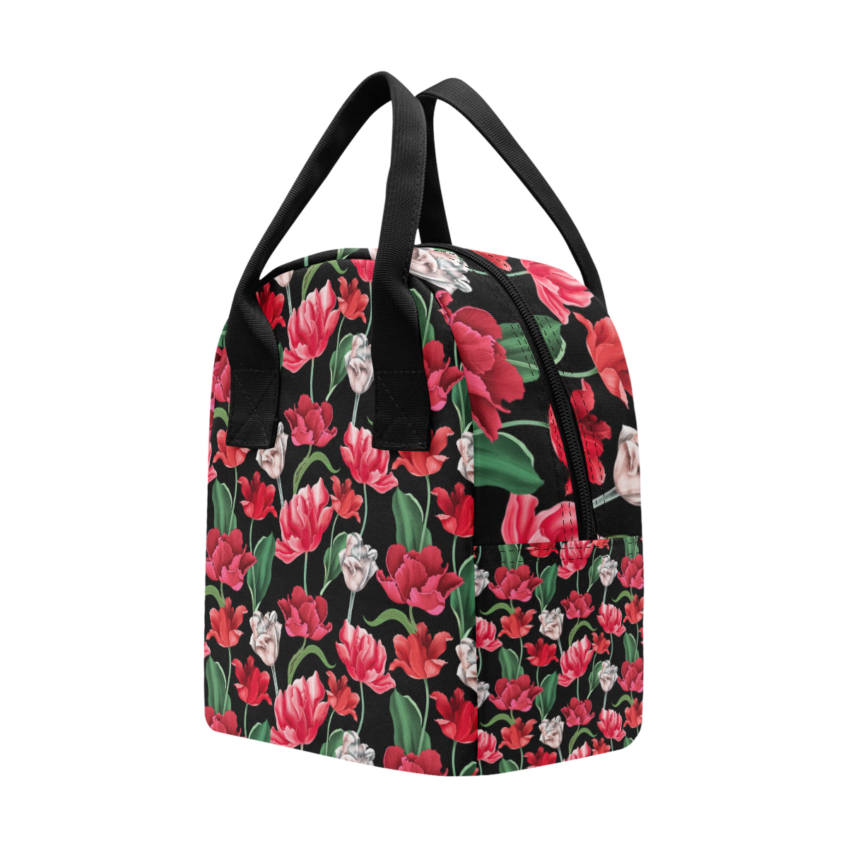 Tulip Pattern Print Design TP08 Insulated Lunch Bag