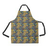 Sea Turtle Pattern Print Design T03 Apron with Pocket