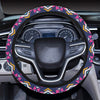 Pink Tribal Aztec native american Steering Wheel Cover with Elastic Edge