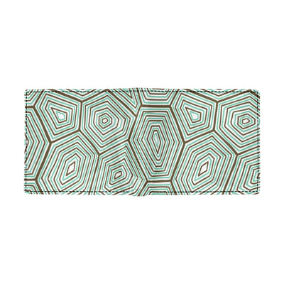 Sea Turtle Skin Print Men's ID Card Wallet