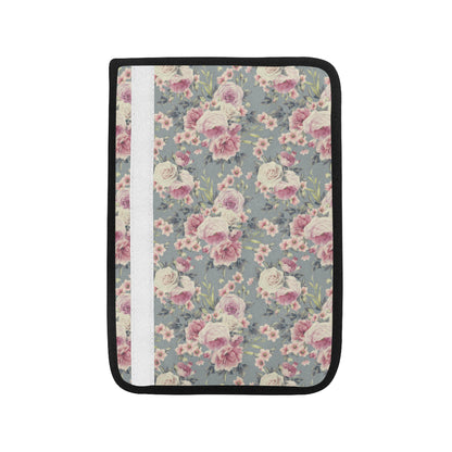Peony Pattern Print Design PE05 Car Seat Belt Cover