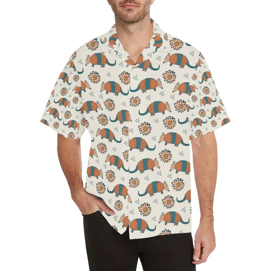 Armadillo Pattern Print Design 02 Men's Hawaiian Shirt