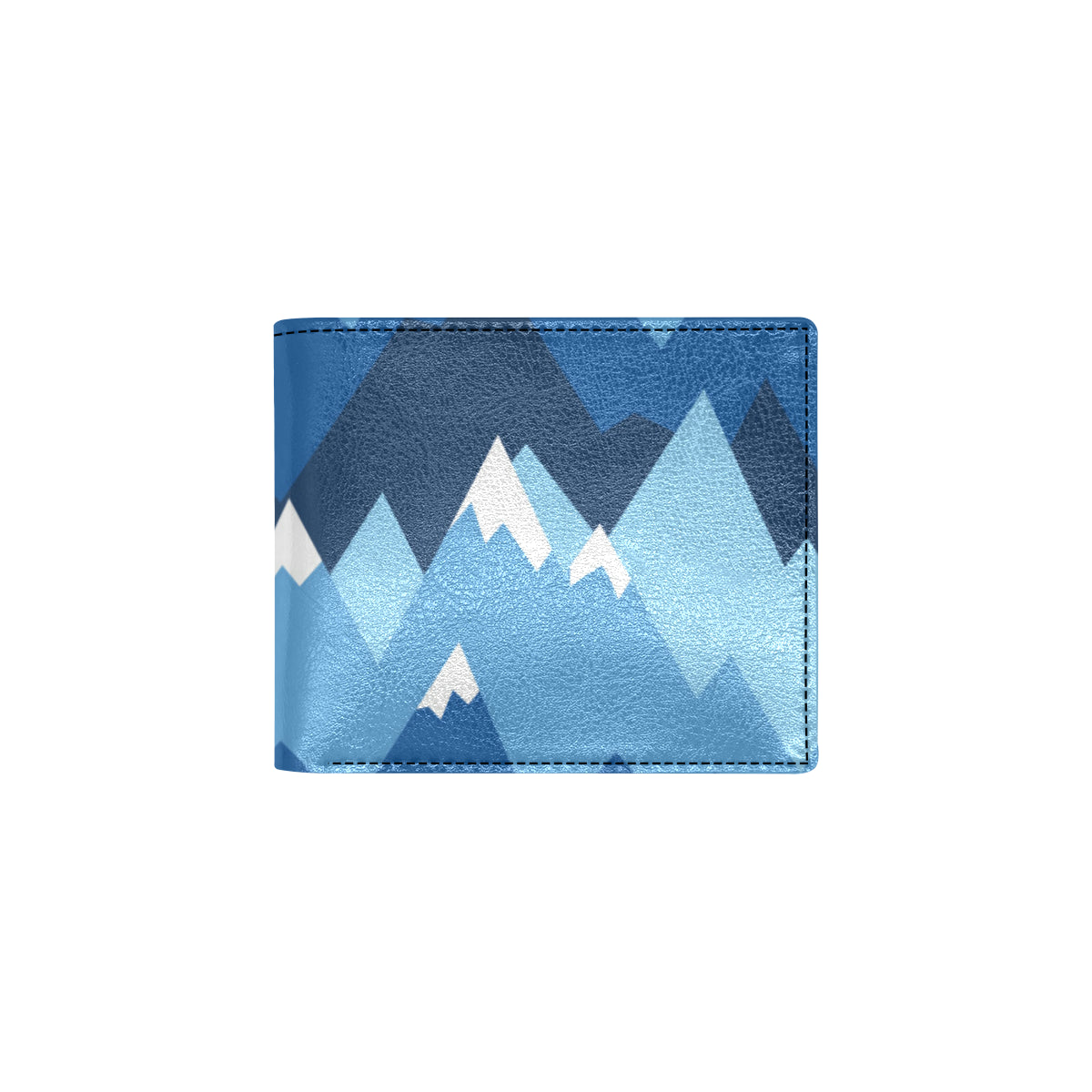 Mountain Pattern Print Design 04 Men's ID Card Wallet