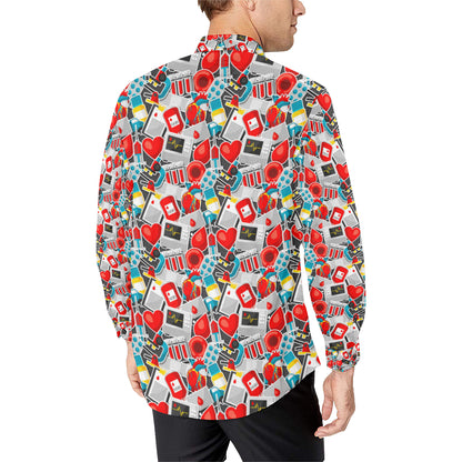 Phlebotomist Medical Themed Men's Long Sleeve Shirt