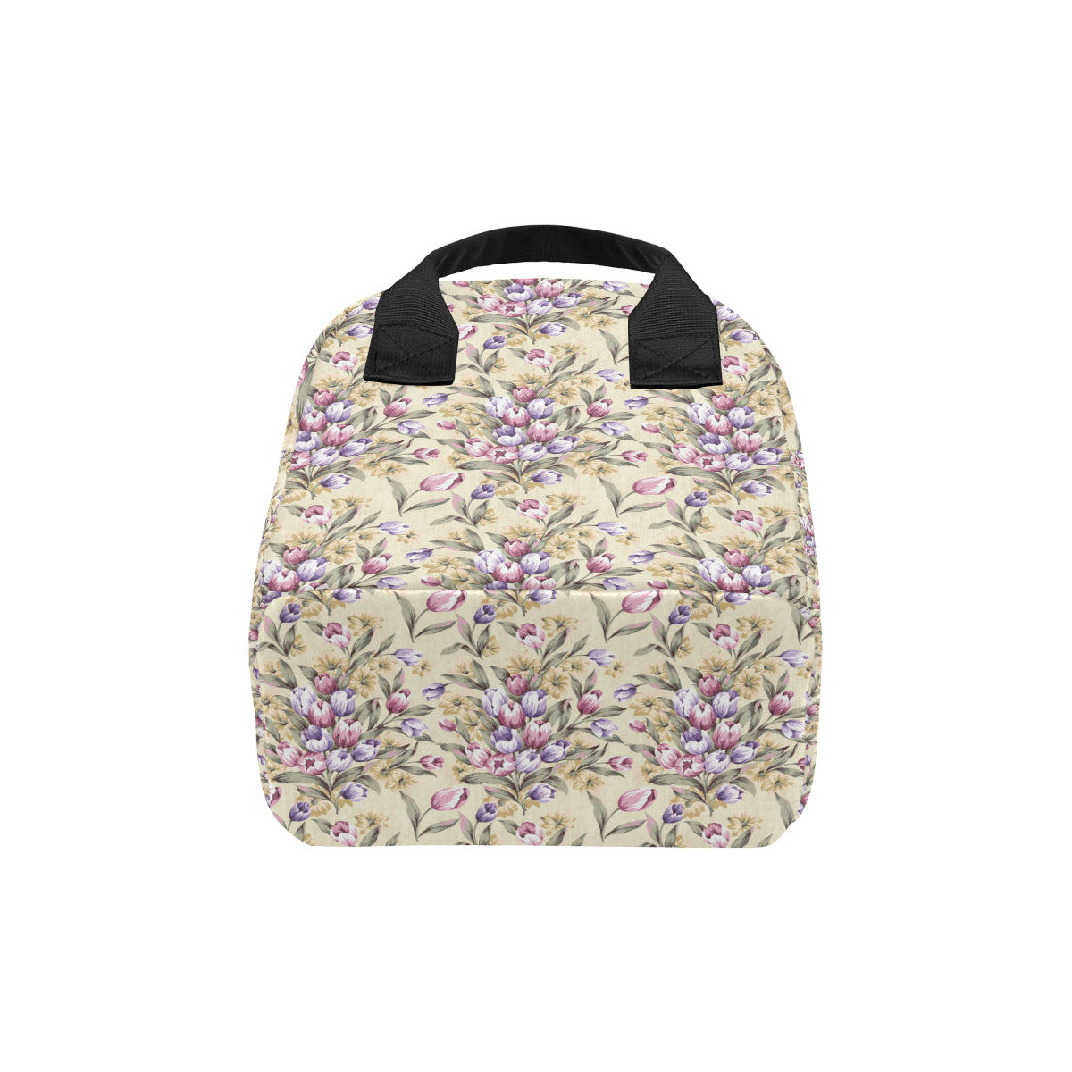 Tulip Pattern Print Design TP04 Insulated Lunch Bag