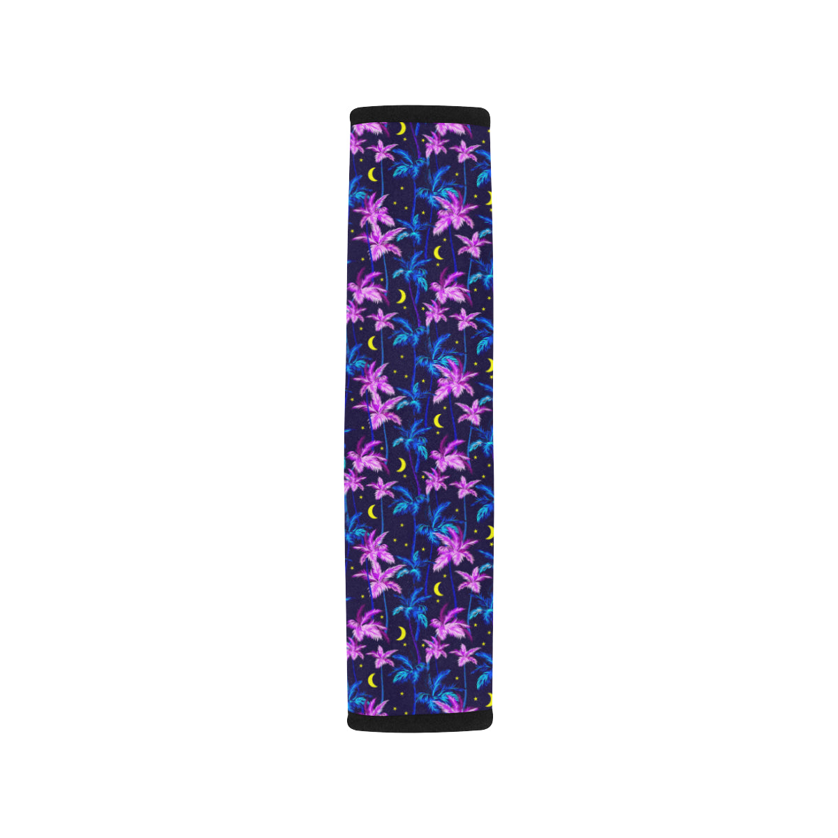 Palm Tree Night Scene Design Print Car Seat Belt Cover