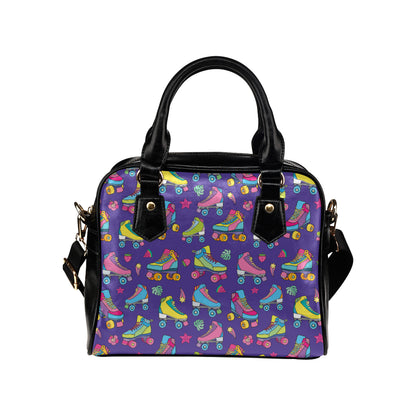Roller skate Colorful Pattern Print Design A05 Shoulder Handbag