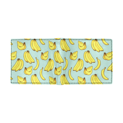 Banana Pattern Print Design BA04 Men's ID Card Wallet