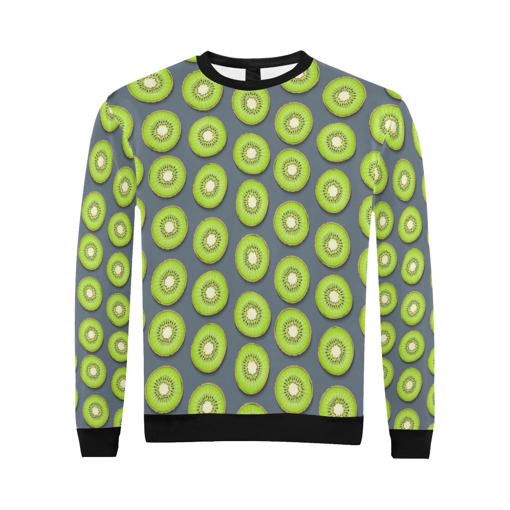 Kiwi Pattern Print Design KW06 Men Long Sleeve Sweatshirt