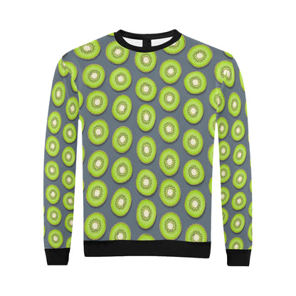 Kiwi Pattern Print Design KW06 Men Long Sleeve Sweatshirt