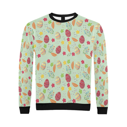 Easter Eggs Pattern Print Design RB07 Men Long Sleeve Sweatshirt