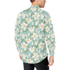Lily Pattern Print Design LY09 Men's Long Sleeve Shirt