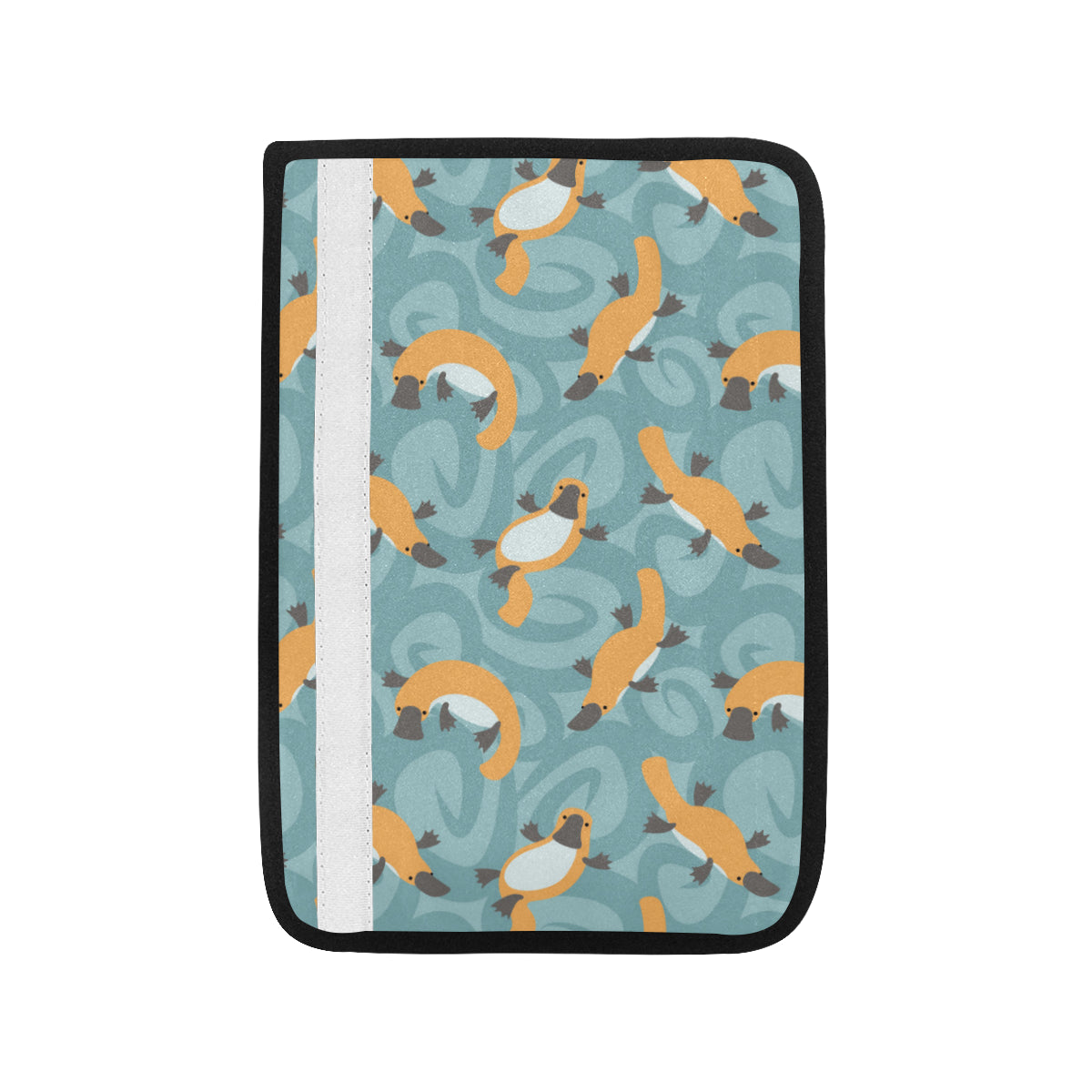 Platypus Pattern Print Design A01 Car Seat Belt Cover
