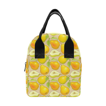 Pear Pattern Print Design PE05 Insulated Lunch Bag