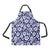 Hibiscus Pattern Print Design HB010 Apron with Pocket