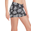 Palm Tree Pattern Print Design PT03 Yoga Shorts