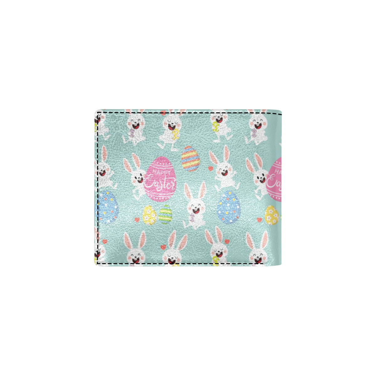 Easter Eggs Pattern Print Design RB014 Men's ID Card Wallet