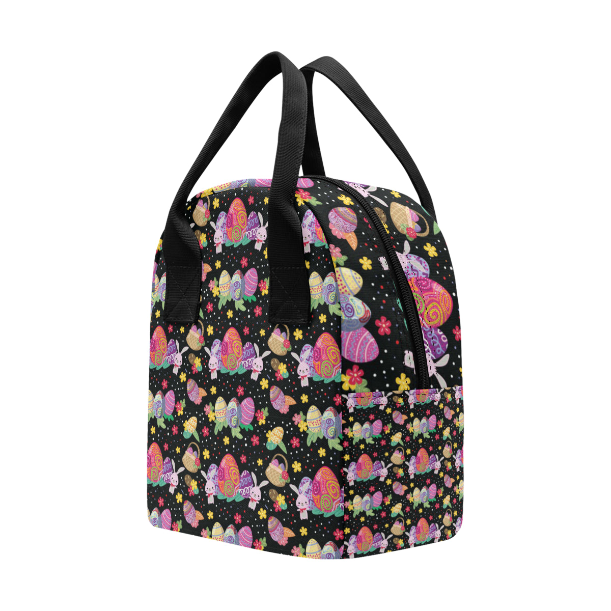 Easter Eggs Pattern Print Design RB06 Insulated Lunch Bag