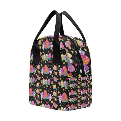 Easter Eggs Pattern Print Design RB06 Insulated Lunch Bag
