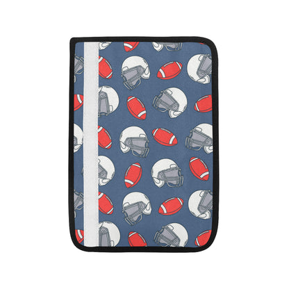 American Football Helmet Design Pattern Car Seat Belt Cover