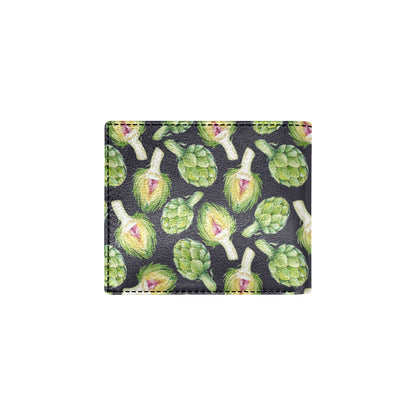 Artichoke Pattern Print Design 01 Men's ID Card Wallet