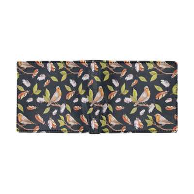 Birds Pattern Print Design 02 Men's ID Card Wallet