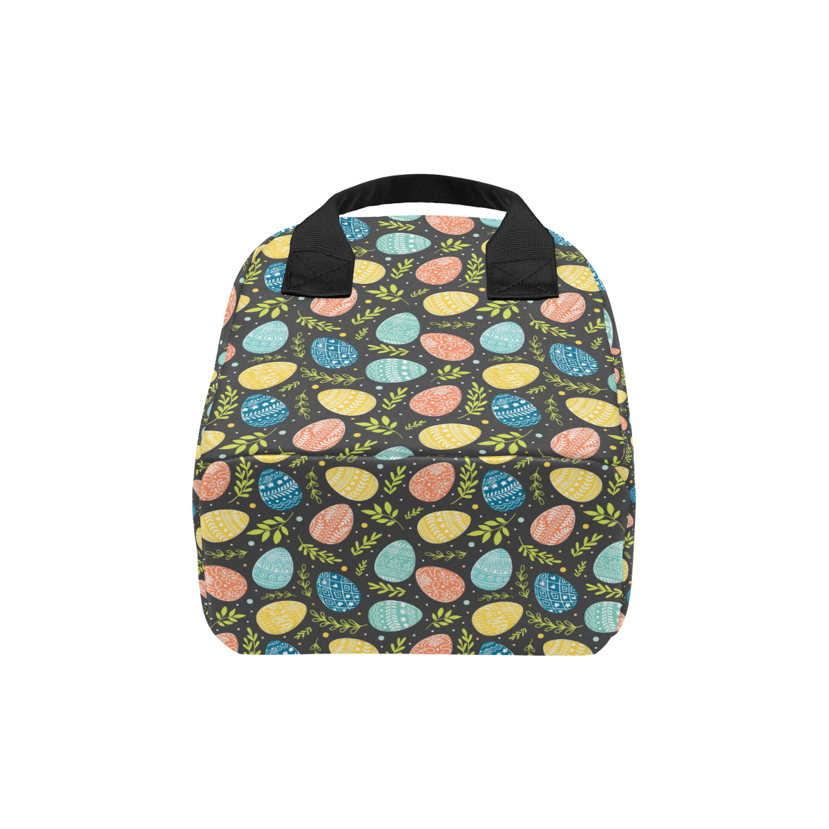 Easter Eggs Pattern Print Design RB01 Insulated Lunch Bag