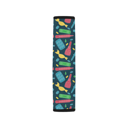 Phlebotomist Pattern Print Design A03 Car Seat Belt Cover