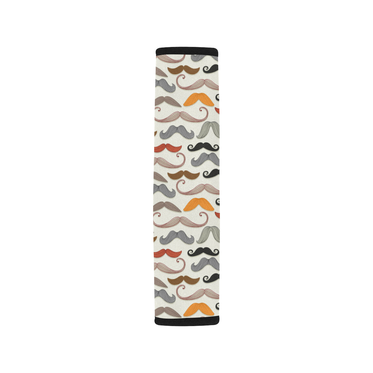 Mustache Pattern Print Design A02 Car Seat Belt Cover