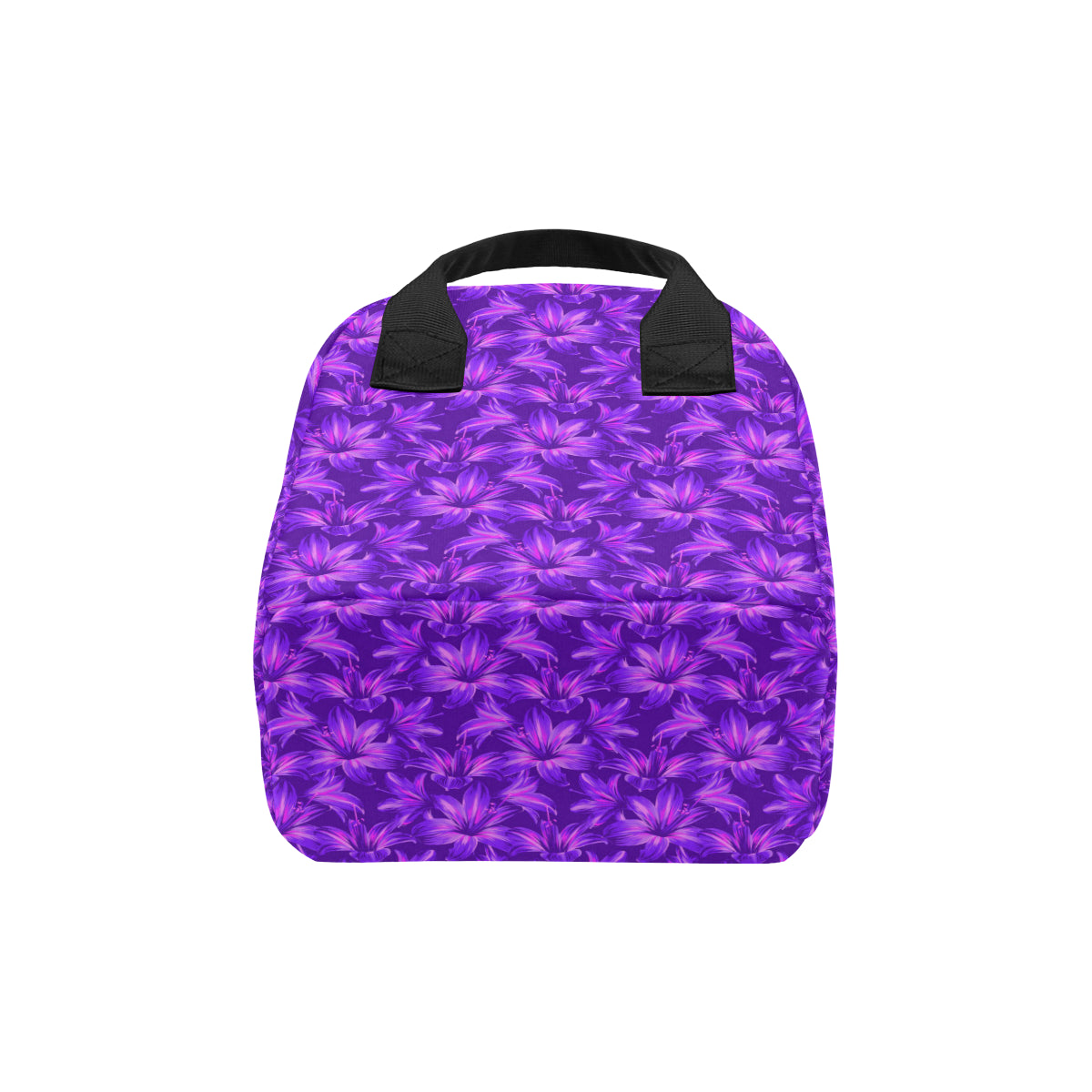 Amaryllis Pattern Print Design AL03 Insulated Lunch Bag