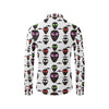 Alien Pattern Print Design 06 Men's Long Sleeve Shirt