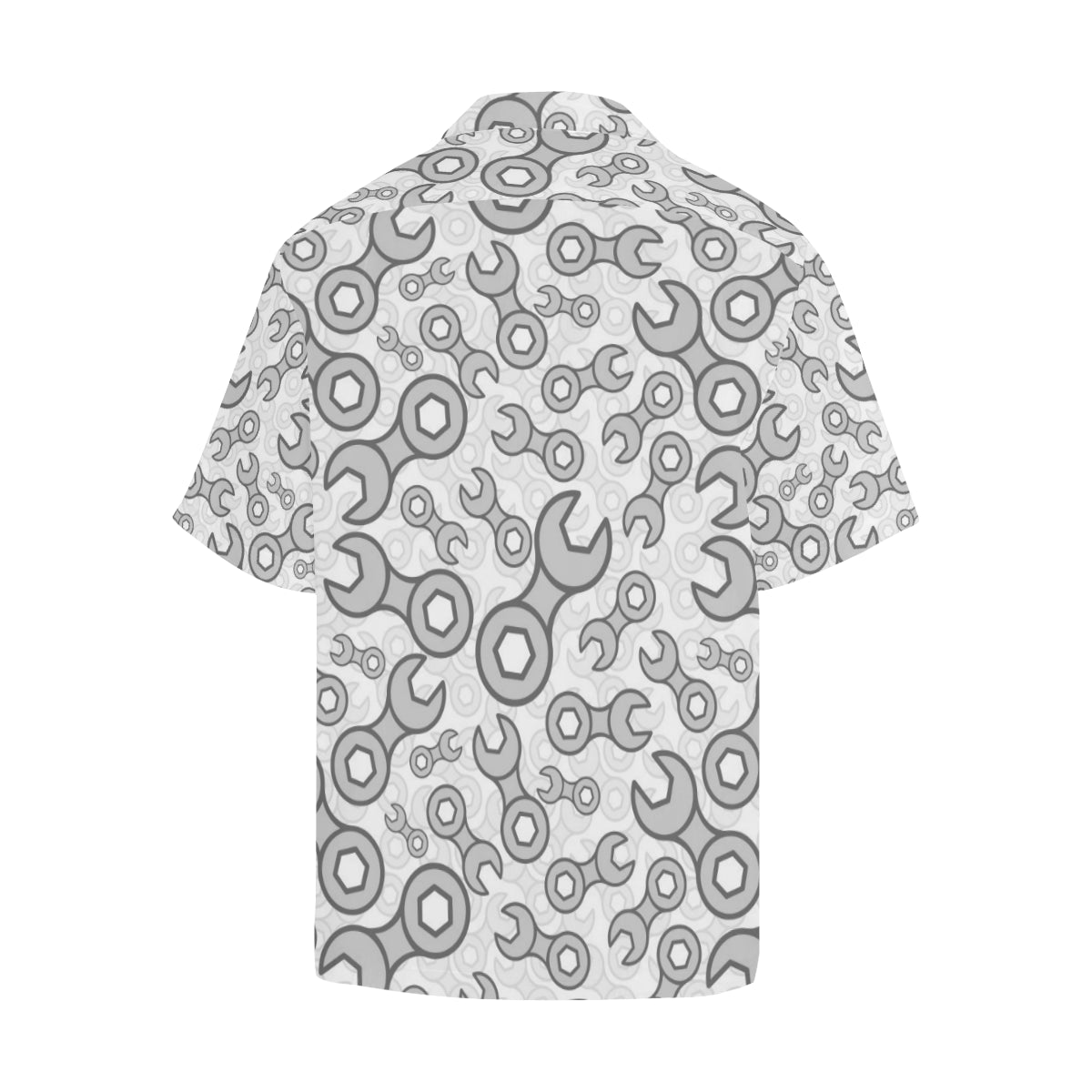 Mechanic Pattern Print Design 05 Men's Hawaiian Shirt