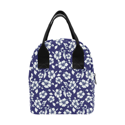 Hibiscus Pattern Print Design HB010 Insulated Lunch Bag