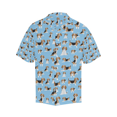 Beagle Pattern Print Design 03 Men's Hawaiian Shirt