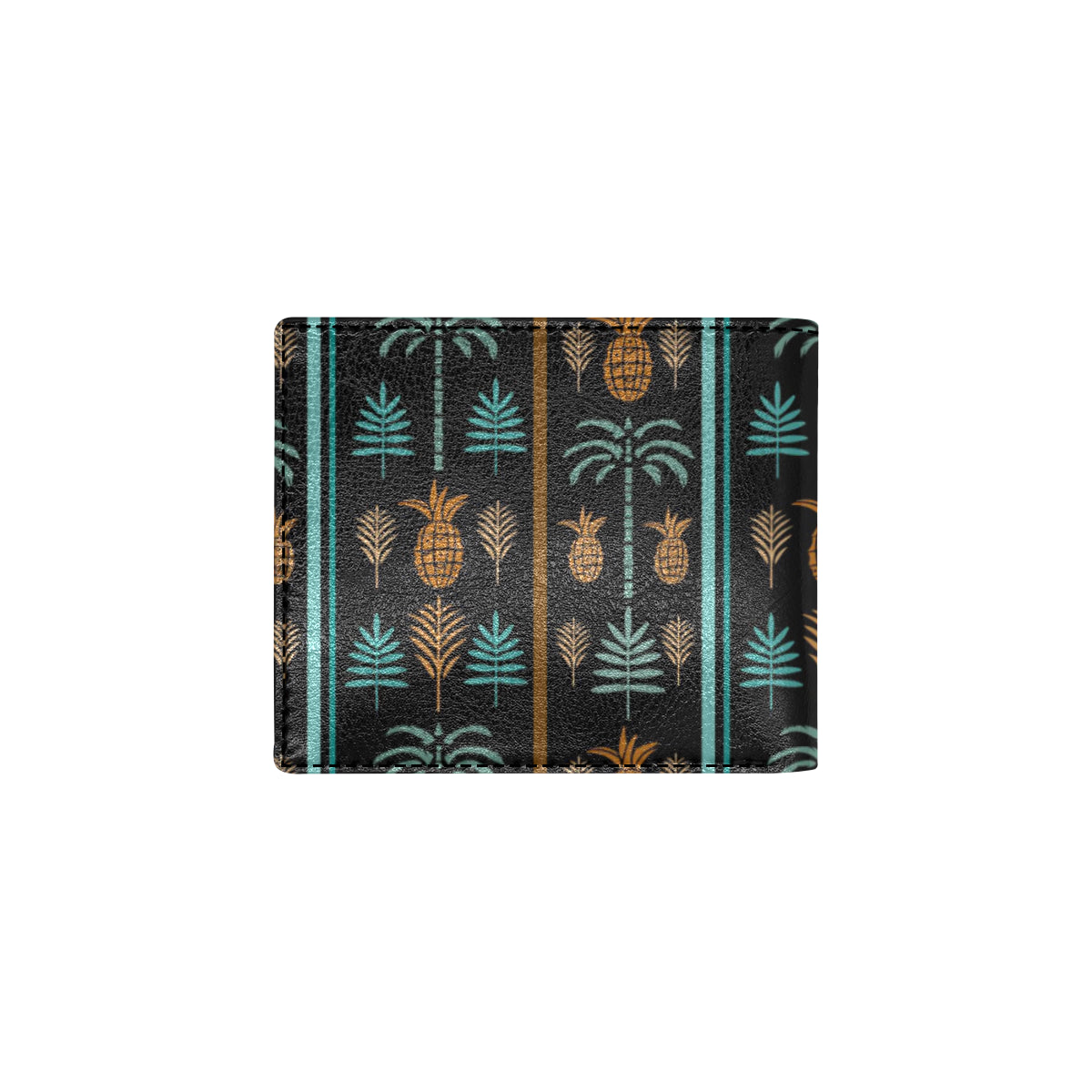 Hawaiian Themed Pattern Print Design H023 Men's ID Card Wallet
