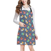 Cupcake Pattern Print Design 02 Apron with Pocket