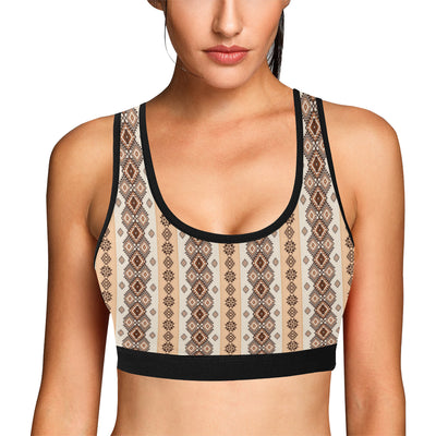 Native Classic Pattern Print Sports Bra