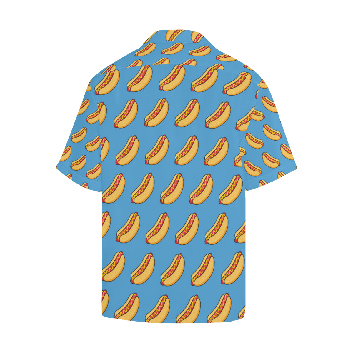 Hot Dog Pattern Print Design 02 Men's Hawaiian Shirt