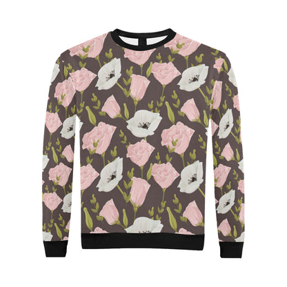 Anemone Pattern Print Design AM011 Men Long Sleeve Sweatshirt