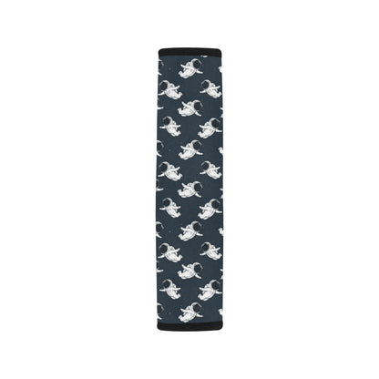 Astronaut Pattern Print Design 02 Car Seat Belt Cover