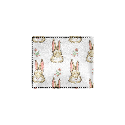Rabbit Pattern Print Design RB09 Men's ID Card Wallet