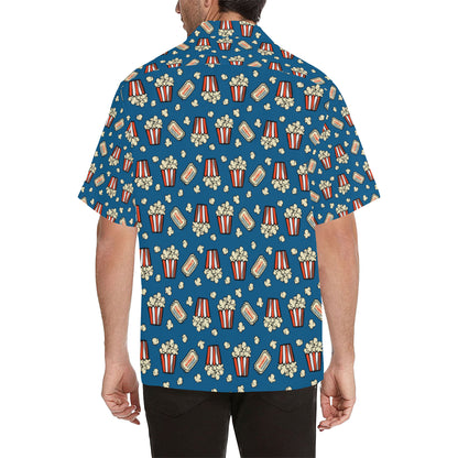 Popcorn Pattern Print Design A03 Men's Hawaiian Shirt