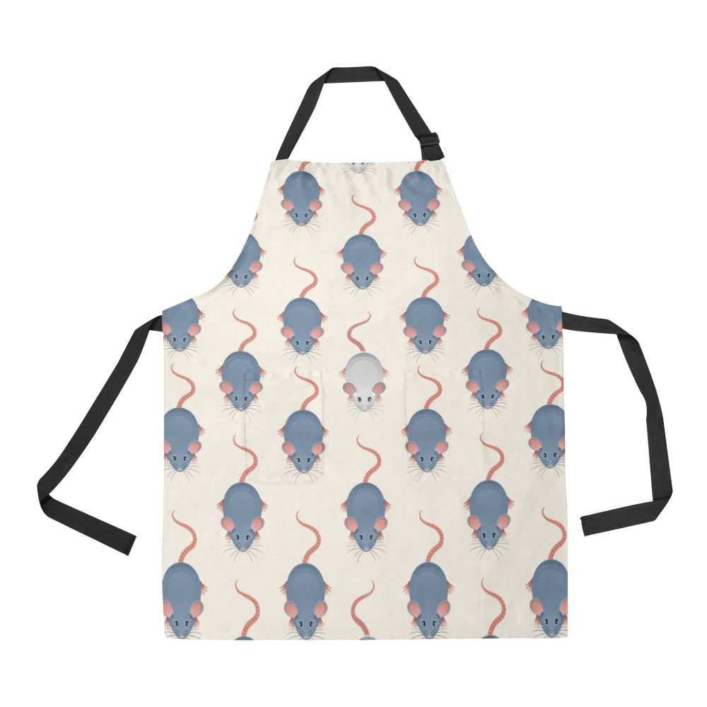 Rat Baby Pattern Print Design 02 Apron with Pocket